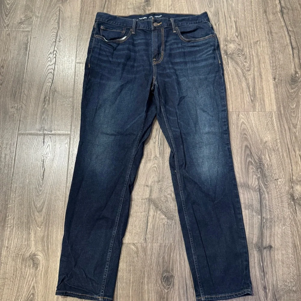 Old Navy Men's Black Blue Jeans bundle set of 3 size 36x32 athletic taper flex - Picture 6 of 11